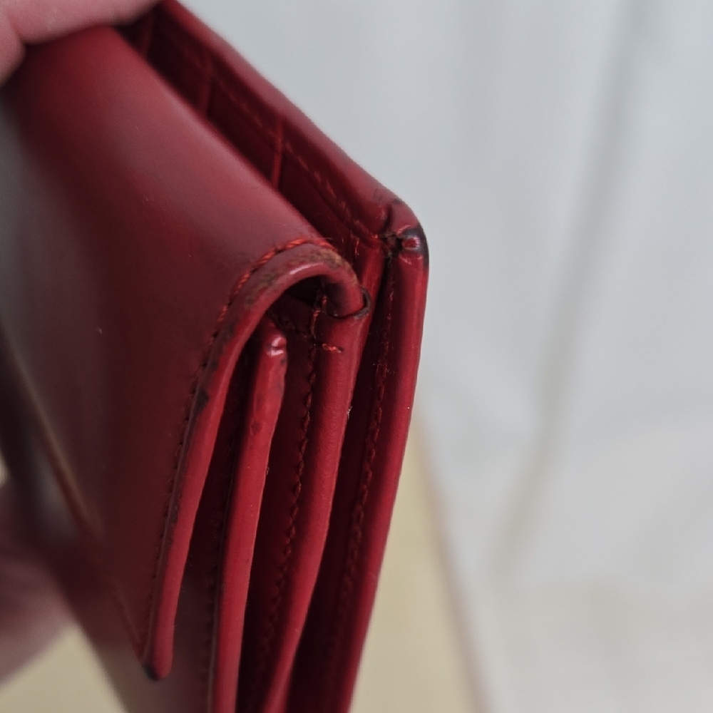 Gucci Red Leather Women's Clutch - Picture 10 of 14